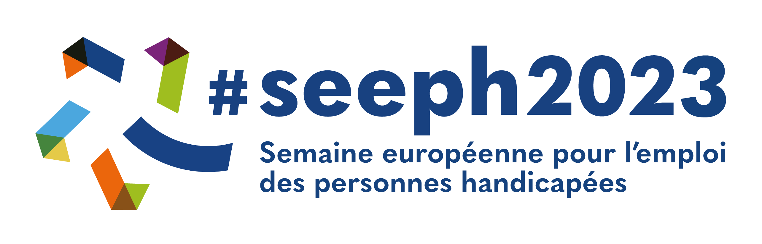 Logo de la Semaine européenne pour l’emploi des personnes handicapées (SEEPH)